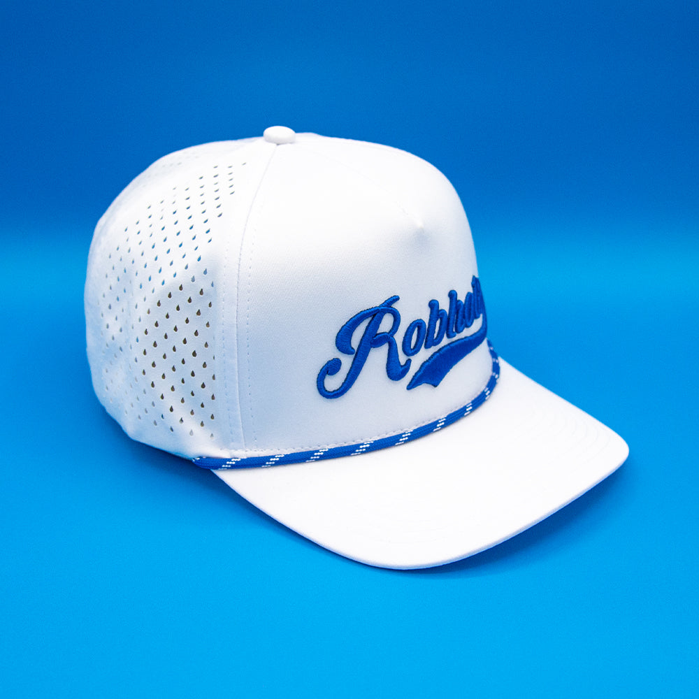 Robhots Blue Baseball Logo Hat