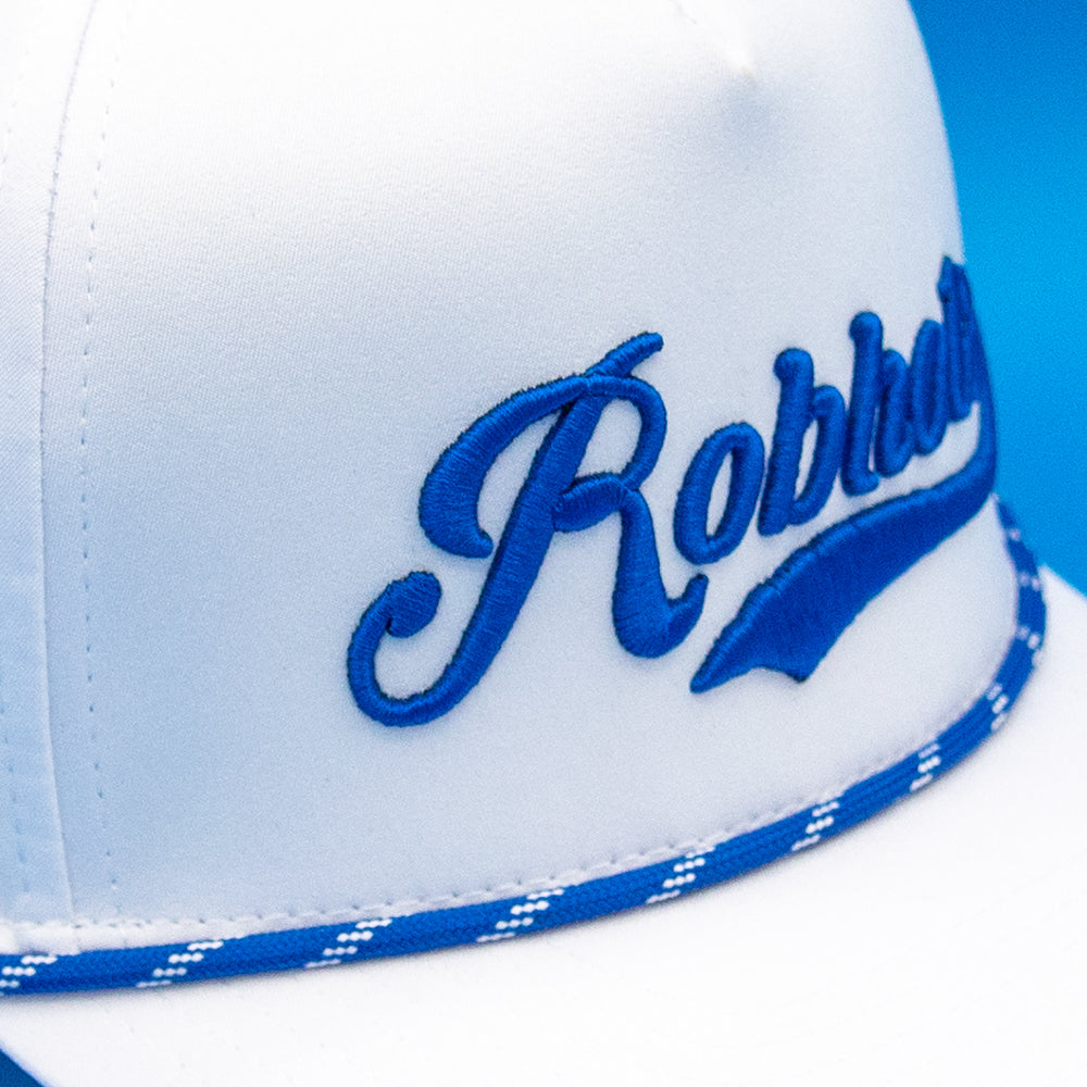 Robhots Blue Baseball Logo Hat